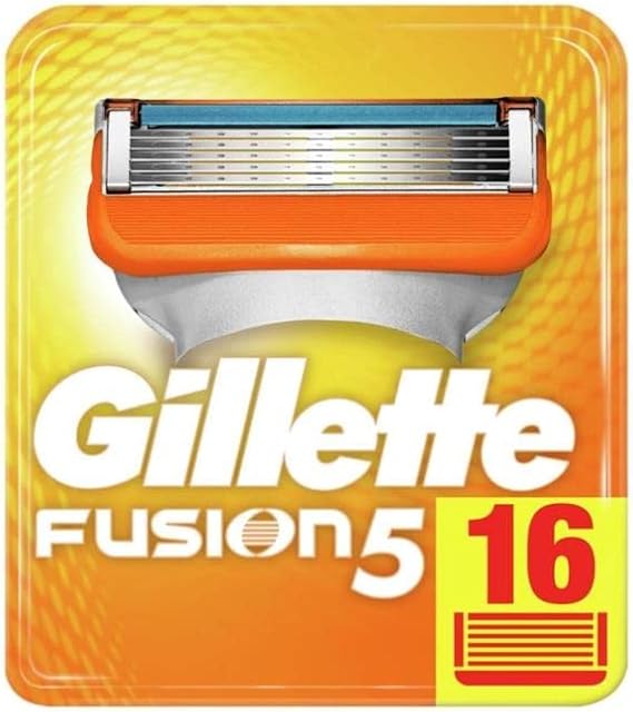 Gillette Fusion5 zapasowe ostrza do golenia, 16 sztuk