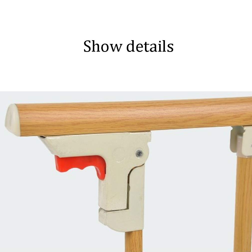 Barrera De Cama Protector Lateral De Seguridad Plegable para Personas Mayores, Protector De Cama para Adultos Barra De Parachoques con Agarre De Metal Barandilla Lateral De Cama (A
