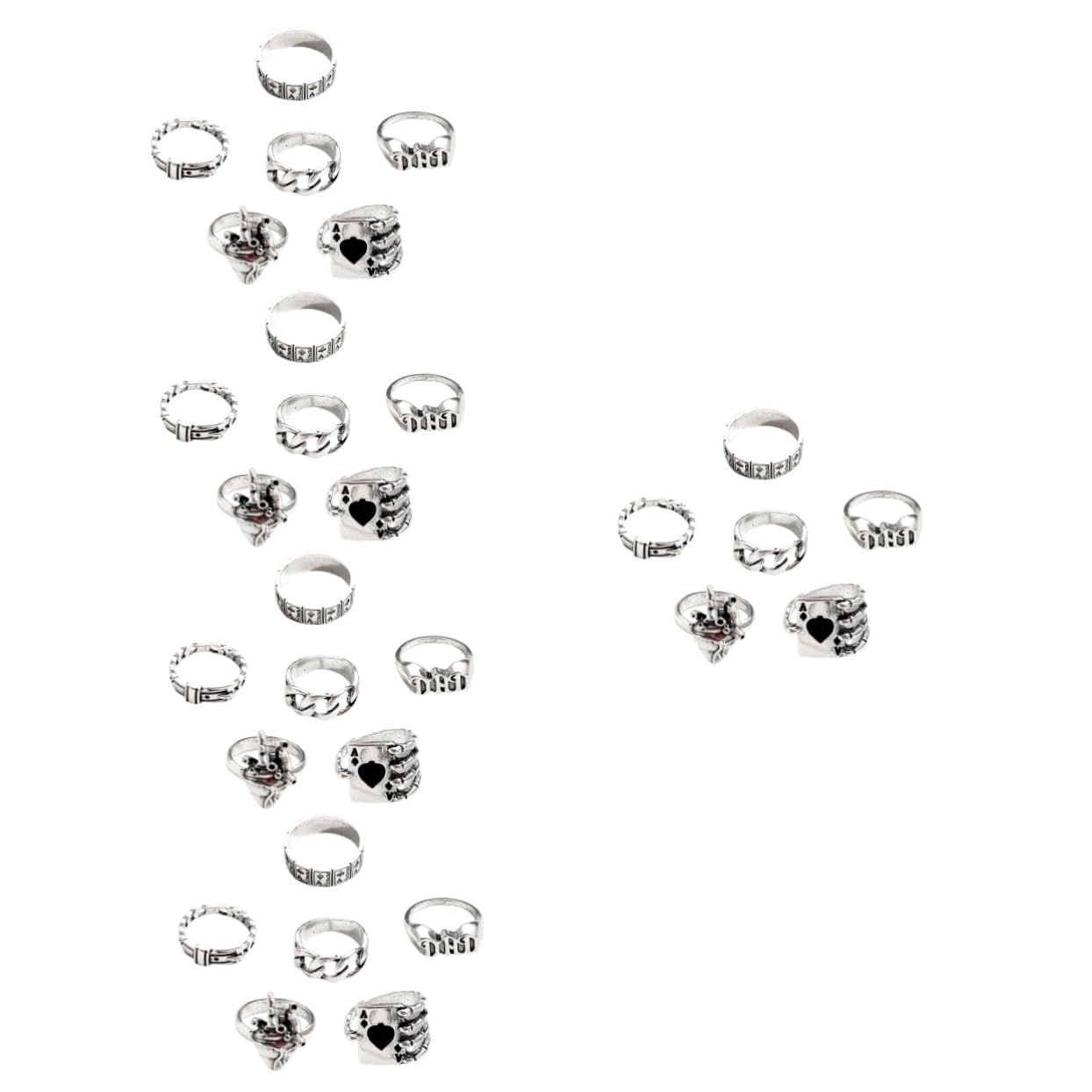 Anillo De Moda COLLBATH estilo gótico para expresar tu autenticidad 8