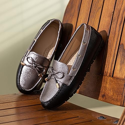 Image of Loafers for Women Comfortable Slip On Flats with Memory Foam Insole for Daily Wearing
