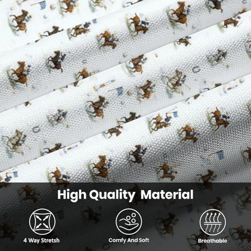 Camisetas polo divertidas para hombres, secado rápido y transpirable, manga corta, suaves y transpirables, rendimiento Dry-Fit, estiramiento 4 direcciones miniatura 3