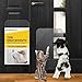 Hund und günstig Kaufen-PROTECTO 45 x 30 cm für Hunde Kratzschutz transparenter Katzen-Kratzschutz einfache Montage kratzfester Türschutz für Hunde und Katzen Schutz für Möbelwände und Fenster