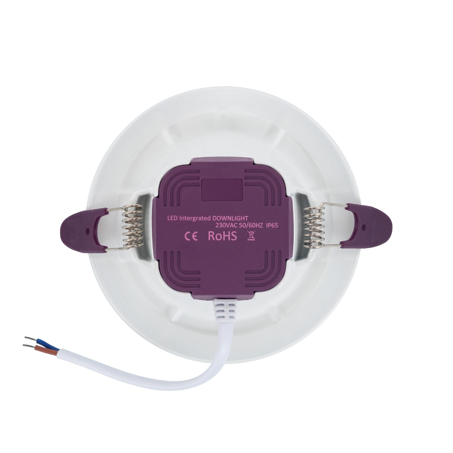 LEDKIA LIGHTING Downlight LED 8W Circular Baño IP65 Corte Ø 75 mm 2700K Blanco Cálido