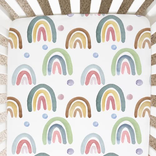 Image of Honey Lemonade - Buttery Soft Rayon Baby Crib Sheets Girl and Boy - Infant Shower Gift - Standard Crib Sheets - Fitted & Breathable Crib Mattress Sheet - Toddler Sheet 52 x 28 x 7 inches