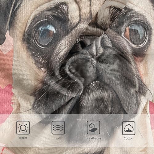 Pink Chevron Pug Dog Donuts Toddler Underwear Custom 2t Cotton Little Girl Panties Durable Briefs Underpants3