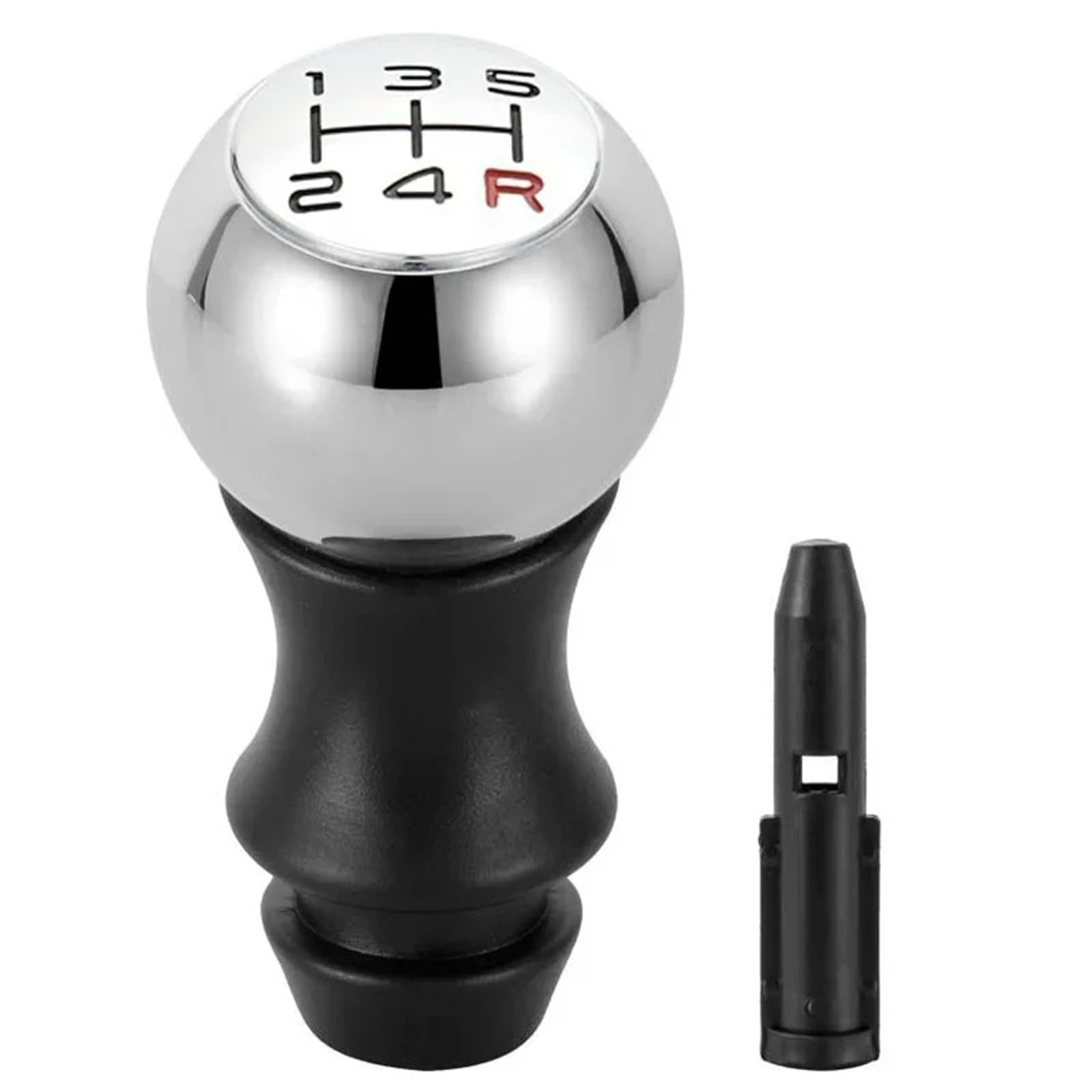 Xexjhqq Red R Gear Stick Knob For Citroen For C2 For C3 For C4 5 Speed Mt Gear Shift Knob Lever Shifter Stick(Red R)