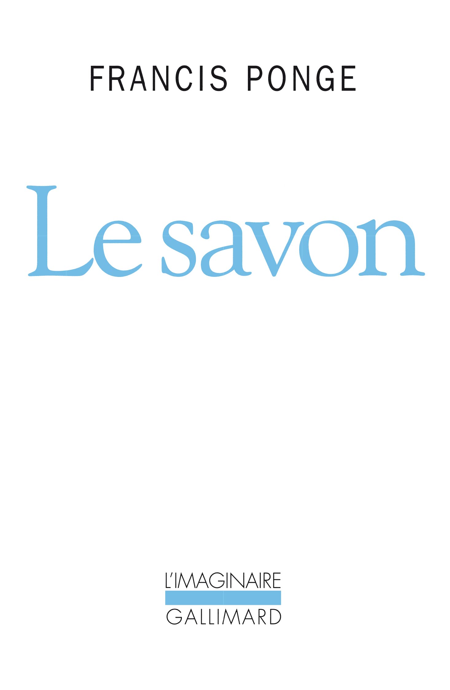 Le savon (L'IMAGINAIRE)