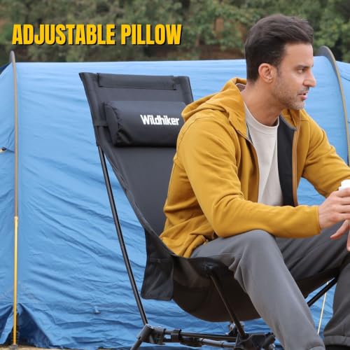 Wildhiker RestAngle Pro Silla Plegable de Camping con Respaldo Alto, para Campamento y Playa miniatura 6