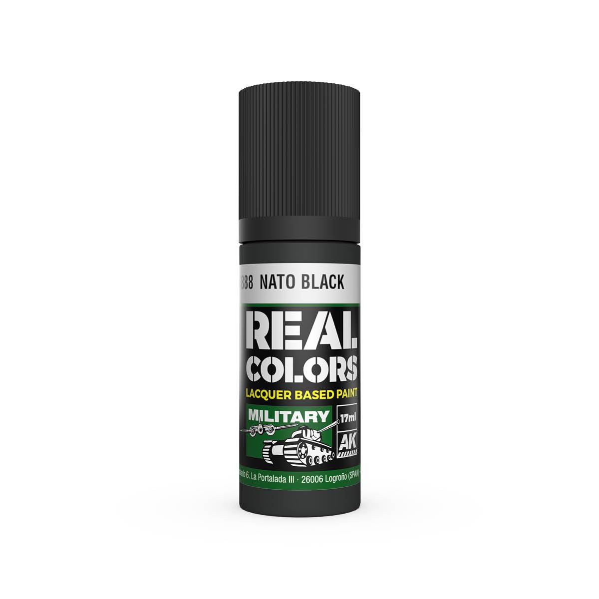 Ak Interactive Black Ak Real Colors Rc888 Nato (17Ml) (Old Rc082)
