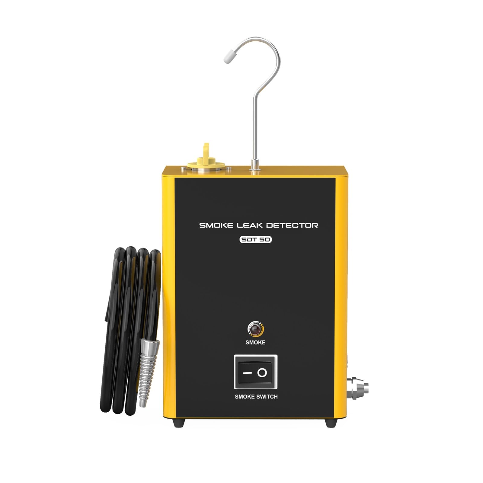 SDT50 Rauchleckdetektor mit Eingebauter Luftpumpe, 12V Auto Rauchmaschine für EVAP-Dichtheitsprüfung, Profi Lecktester für Alle Fahrzeuge, Leicht 1.5kg, Leise & Schnell, Überhitzungsschutz