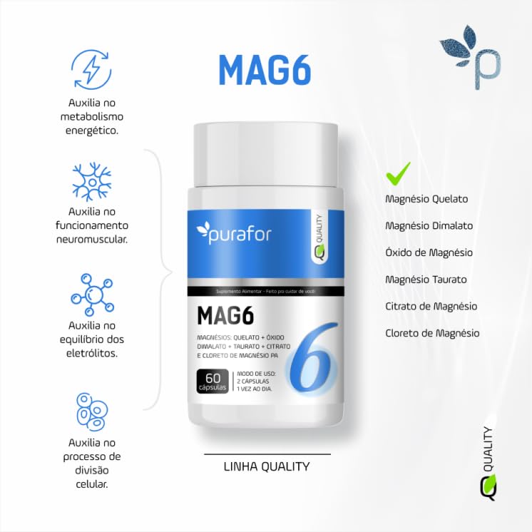 Combo Vitamina C 1000mg + MAG6 Magnésio – Vitamina C e 6 Tipos de Magnésio – Imunidade, Energia e Bem-Estar – 2 Potes com 60 Cápsulas em promoção! Veja a oferta e mais achadinhos de Vitaminas & Suplementos 2 Hoje é o melhor dia para comprar Combo Vitamina C 1000mg + MAG6 Magnésio – Vitamina C e 6 Tipos de Magnésio – Imunidade, Energia e Bem-Estar – 2 Potes com 60 Cápsulas com aquele preço maroto! Promoção! Aproveite a oferta! 2