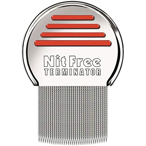 Das Original seit 1998 NitFree Terminator Läusekamm bzw Nissenkamm entfernt sicher Läuse, Eier und Nissen deutsche Version Cover