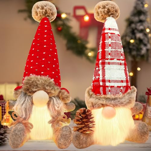 ITMNMNL Weihnachtsdeko Wichtel 2 Stück Wichtel...