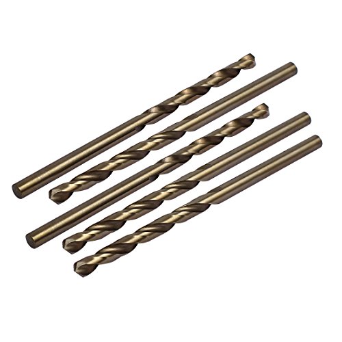Aexit 3.5mm Drilling Tool Holder Dia HSS Cobalt Metric Spiral Twist Drill Bit Rotary Tool 5pcs Model:56as324qo489