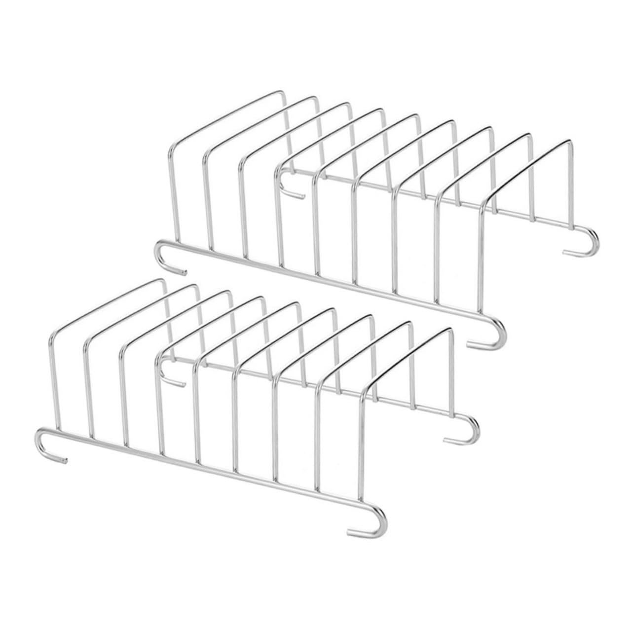 HOOTNEE 2pcs Stainless Steel Toast Rack Bread Stand Rack for Air Fryer Kitchen Toast Holder