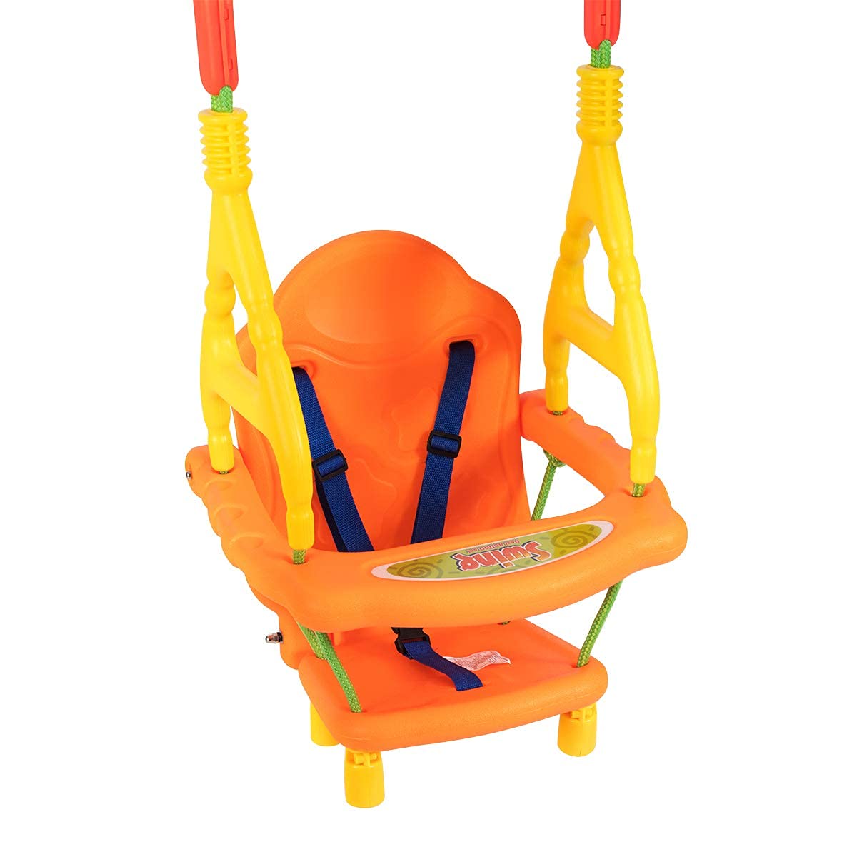 Costzon Toddler Swing Set, Outdoor AFrame Swing for Backyard with