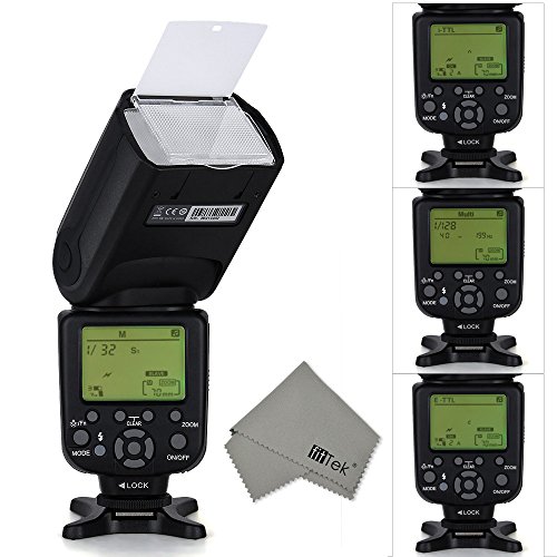 fitTek Triopo TR-988 Professional Flash Speedlite TTL Camera Flash with High Speed Sync for Canon and Nikon Digital SLR Cameras /such as Nikon D4S D4 D3S D800 D700 D80 D90 D7000 D7100 D50 D40X D60 D5000 D5100 D5200 D5300 D40 D3000 D3100 D3200 D3300 C