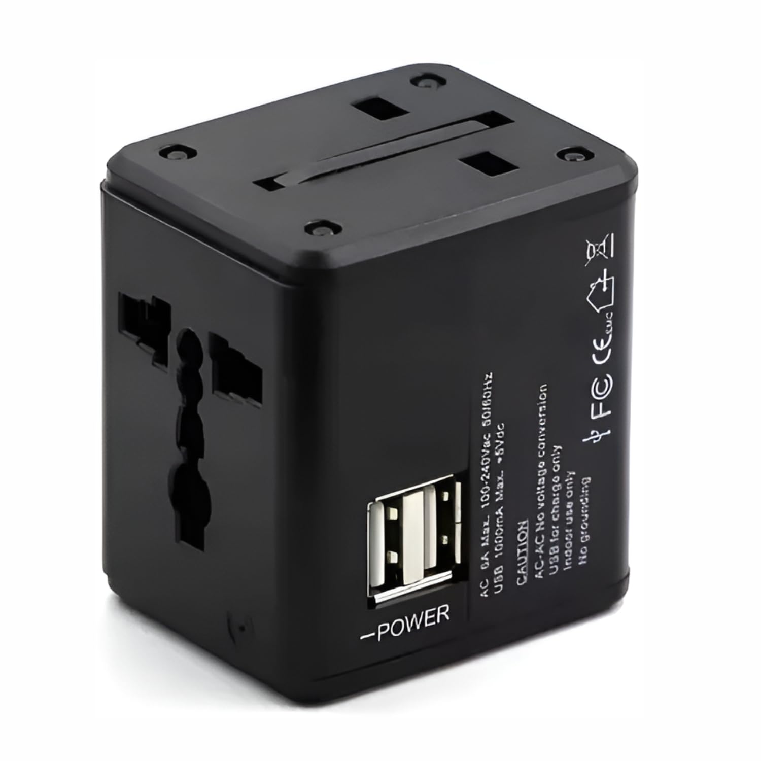 HUMBLE Travel Adapter 2 Pin Plug 16A/ 250V - International Multipurpose All-in-One Solution for US, AUS, UK, EU, Europe, North/South America & 150+ Countries (2 Pin) — Amazon image 11