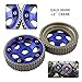 PKSABB 2Pcs Adjustable Cam Gears Pulley for Toyota Supra JZA80 1JZ 2JZ 1993-1998 Blue