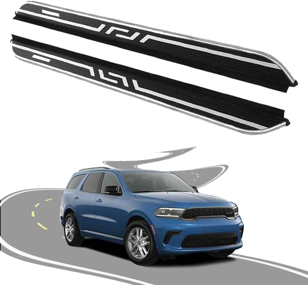 Fixed 2PCS Running Board fits Dodge Durango 2018-2024 2025 GT Side Step Protect Bar Pedal Nerf Bars Accessories w/Brackets
