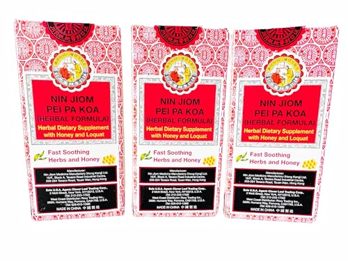 3 Packs 150ml Nin Jiom Pei Pa Koa Herbal Cough Syrup in Sprout Talk's Box