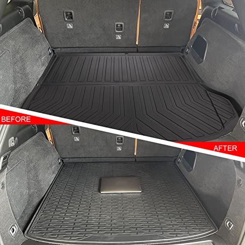 Naibeve For 5 Seats 2022 2023 Jeep Grand Cherokee Trunk Mat Cargo Mat Cargo Liner Trunk Liner For Jeep Grand Cherokee Wl Accessories(Not Grand Cherokee Wk)(Not Grand Cherokee L) #TOP3