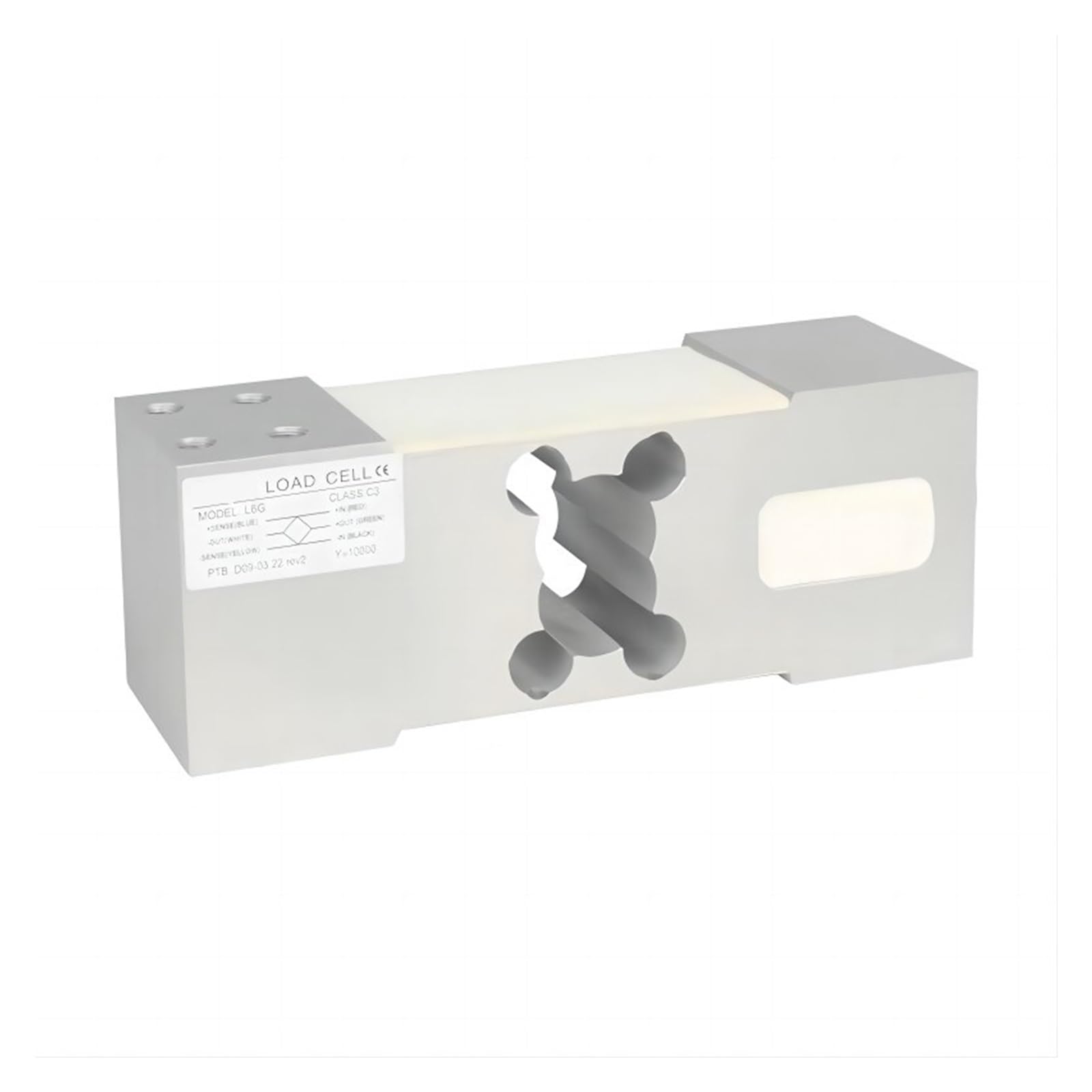 50KG-600KG L6G C3 Bilancia a piattaforma Sensore di pesatura a pressione a trave parallela a punto singolo Bilancia di calcolo elettronica(500KG)
