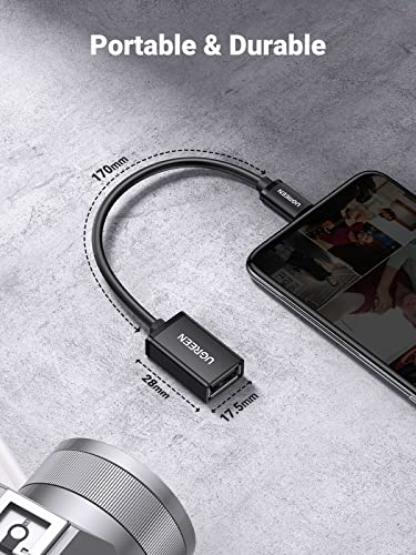 Image of UGREEN 1-Pack Micro Male 2.0 to Female USB Adapter On The Go Adapter