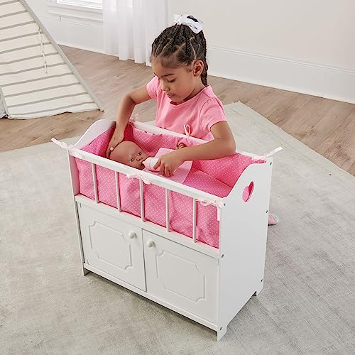 Badger Basket 19000 Toy Doll Bed With Storage, Bedding, And Personalization Kit For 22 Inch Dolls thumb #3
