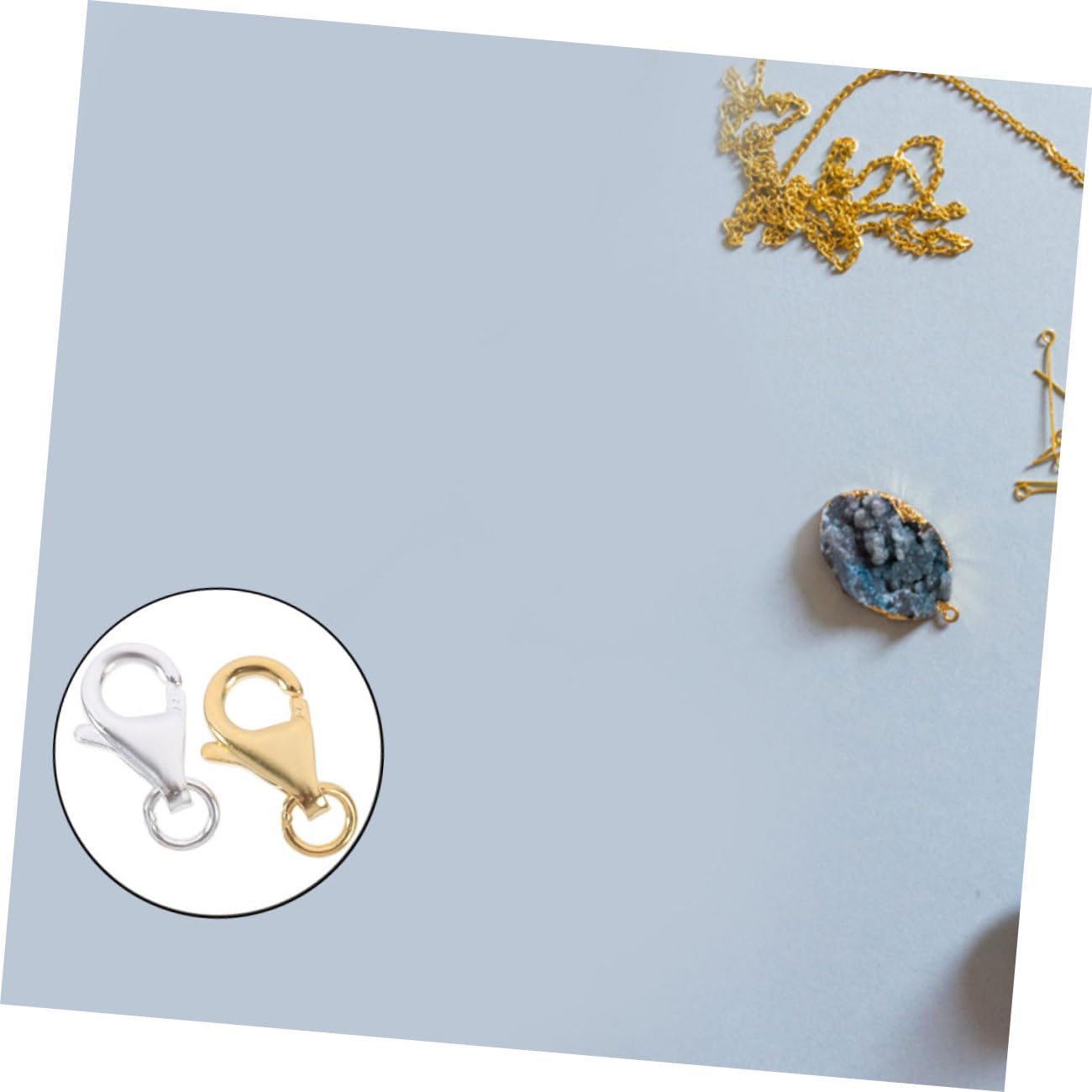 ARTIBETTER 10 Set Fermagli per Gioielli e Chiusure per Collane e Bracciali Accessori per Fai da Te e Creazioni Artigianali Materiali per Unici Progetti Diy