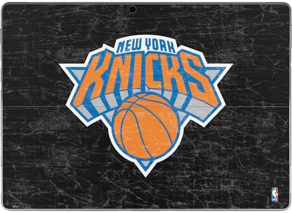 Skinit Decal Tablet Skin Compatible with Surface Pro 9 - Officially Licensed NBA New York Knicks Black Secondary Logo Design