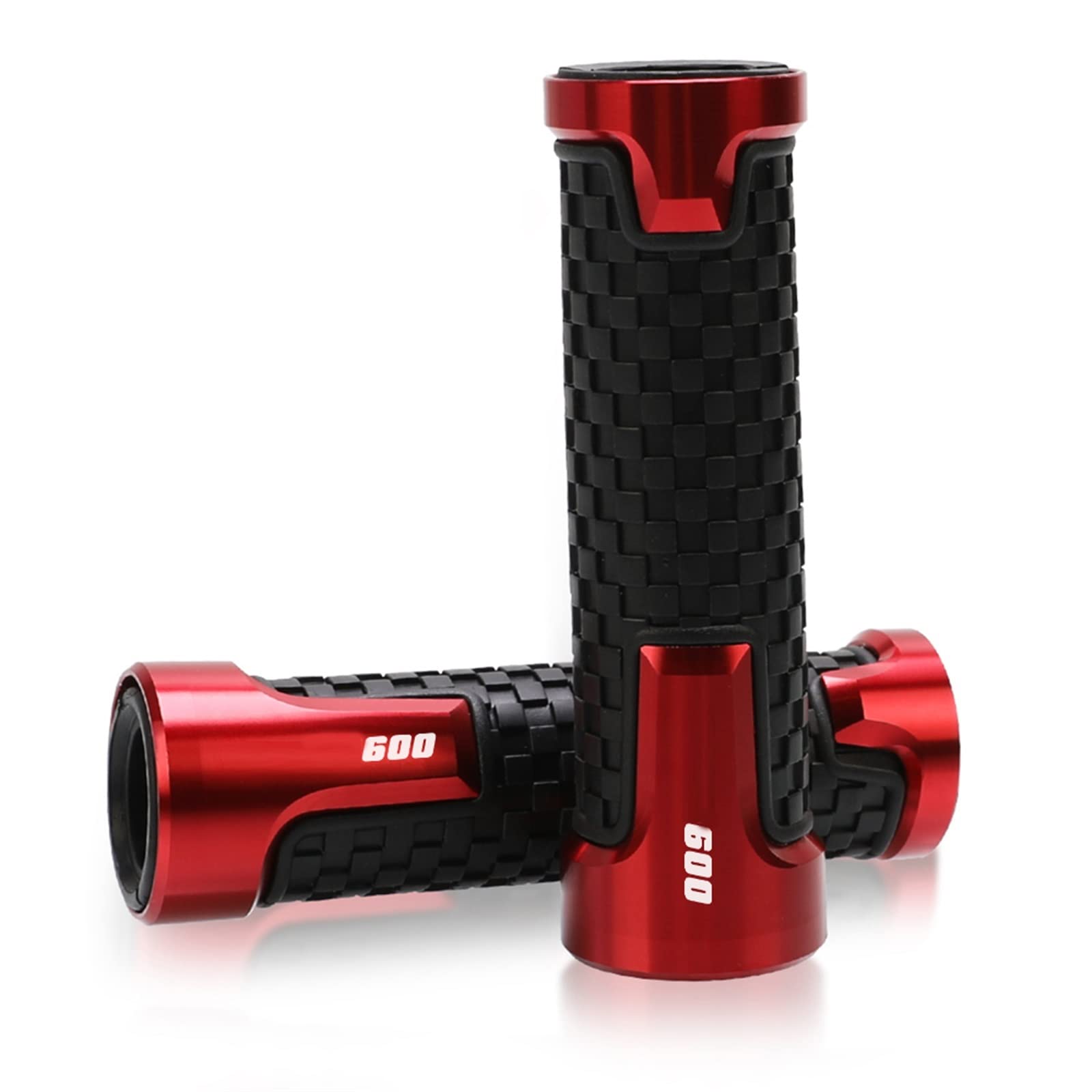 Poignées de guidon moto 22mm rouge pour les road trips en ZZR600