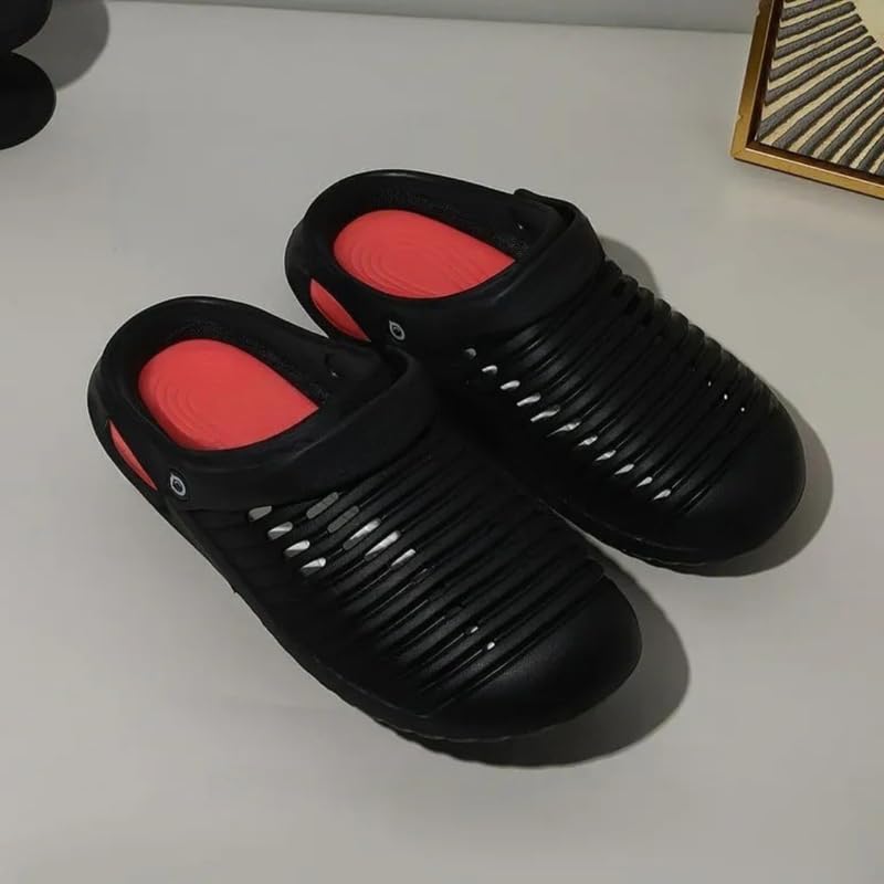 Image of Richmen Super Soft Stylish and Comfortable EVA Anti-Skid Men Sliders with Lightweight Cushioned Footwear Adjustable Back Strap Everyday Use Mules for Boys & Men's Clogs