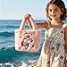 Kids Plush Tote Bag – Ocean Animal Handbag for Girls, Soft Furry Shoulder Bag for School, Travel & Gifts