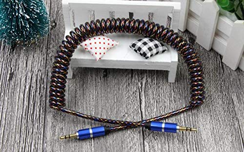 100pcs AUX Cable 3.5mm Jack Male to Male M/M Stereo for Audio AUX Auxiliary Cable for PC MP3 CAR for Mobile Phone - (Color Name: Blue)