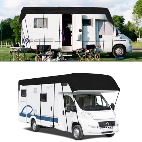 MoguGo Wohnwagen Schutzhülle, Wohnmobil Schutzdach 210D Dachschutzplane Abdeckung Abdeckplane Wasserdicht Wohnmobilabdeckungen (6.5 x 3 m (256 \"x 118,11\")) MoguGo Wohnwagen Schutzhülle, Wohnmobil Schutzdach 210D Dachschutzplane Abdeckung Abdeckplane Wasserdicht Wohnmobilabdeckungen (6.5 x 3 m (256 \"x 118,11\"))
