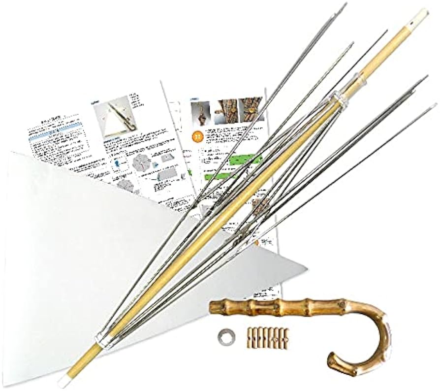 Amazon | オカモト原宿店 手作り日傘キット 日傘用竹手元 50cm Amazon | オカモト原宿店 手作り日傘キット 日傘用竹手元 50cm