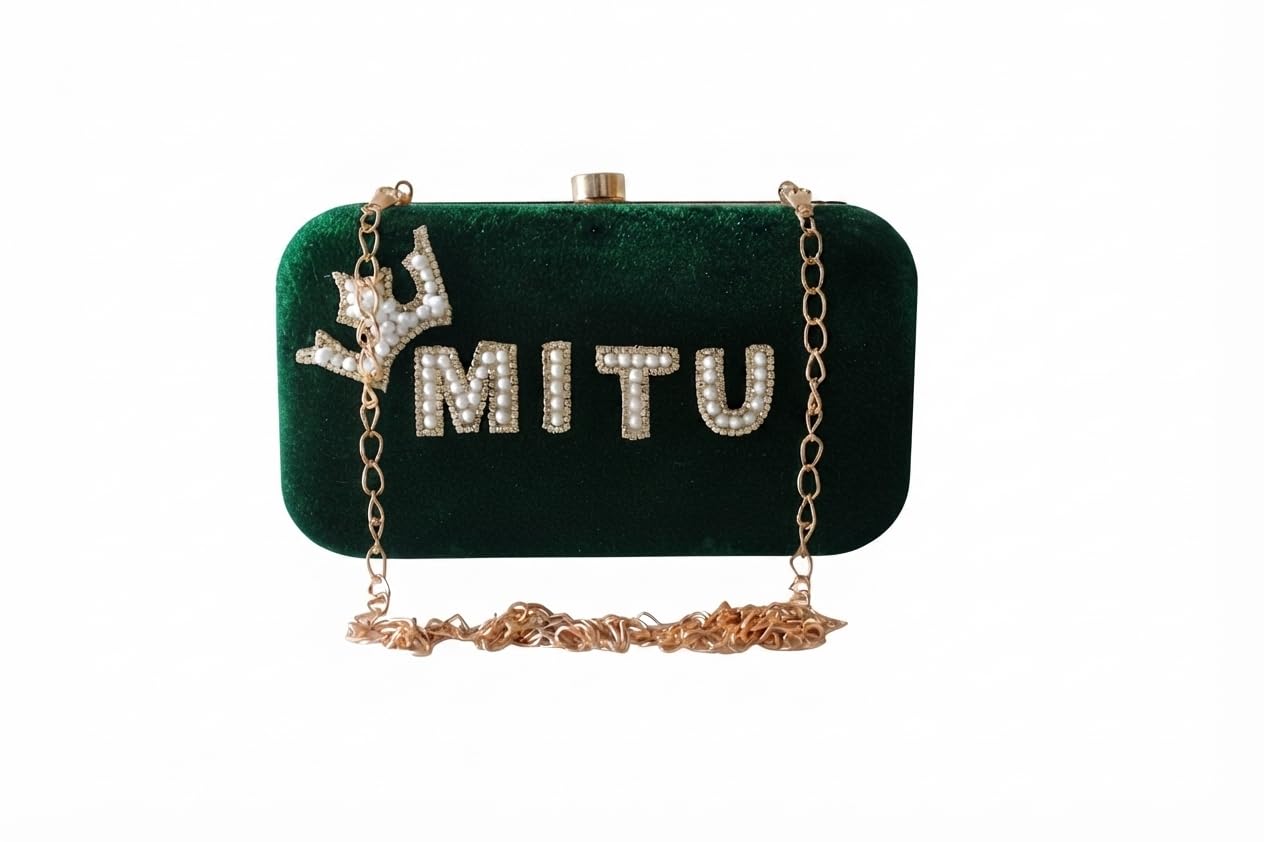 custom Luxury Handmade Customized Gift for Wedding, Party, Birthday, Anniversary, Diwali & Festive Occasions | Stylish Personalized Clutch for Her | gift for her-picture-15