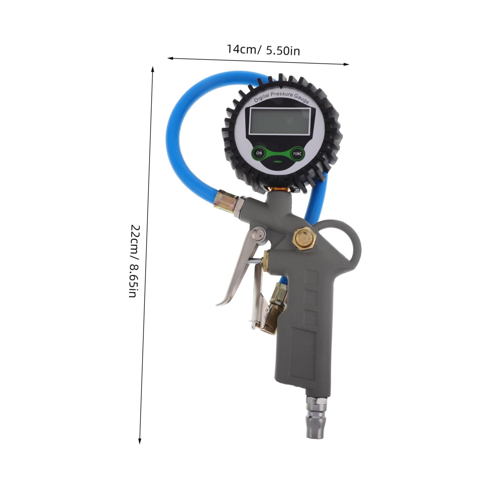 PRETYZOOM Accurate Tire Pressure Tester Digital Gauge for Cars Trucks Bicycles Large Handle Easy to Read Display