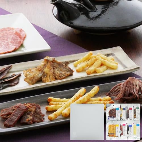 伍魚福 おつまみ 8種 セット ギフト 【やわらか系 珍味を極める8品】 高齢 父 人気 60代 70代 80代 【珍味一筋70年以上の『伍魚福』開発 オリジナル】 おしゃれ 高級 食品 食べ物 かわきもの 肉 魚 海鮮 チーズ ビール ワイン 日本酒 ハ