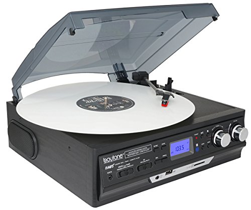 image for Boytone BT-17DJB 3-speed Stereo Turntable, 2 Built in Speakers Digital