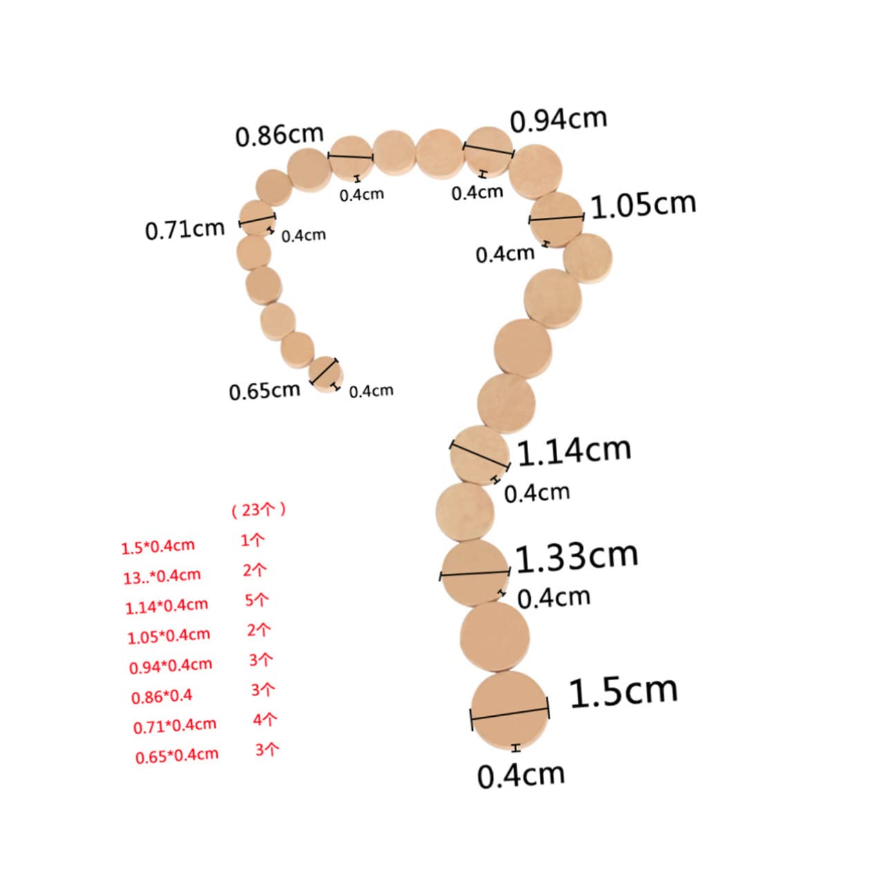 HANABASS 23 Pcs Sound Hole Pads Reeds Cork Replacement Musical Instrument Accessories