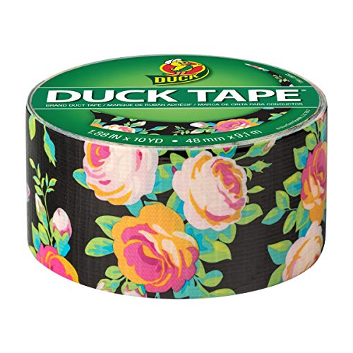 Duck Brand 241792 Printed Duct Tape, Single Roll, Neon Floral #TOP1