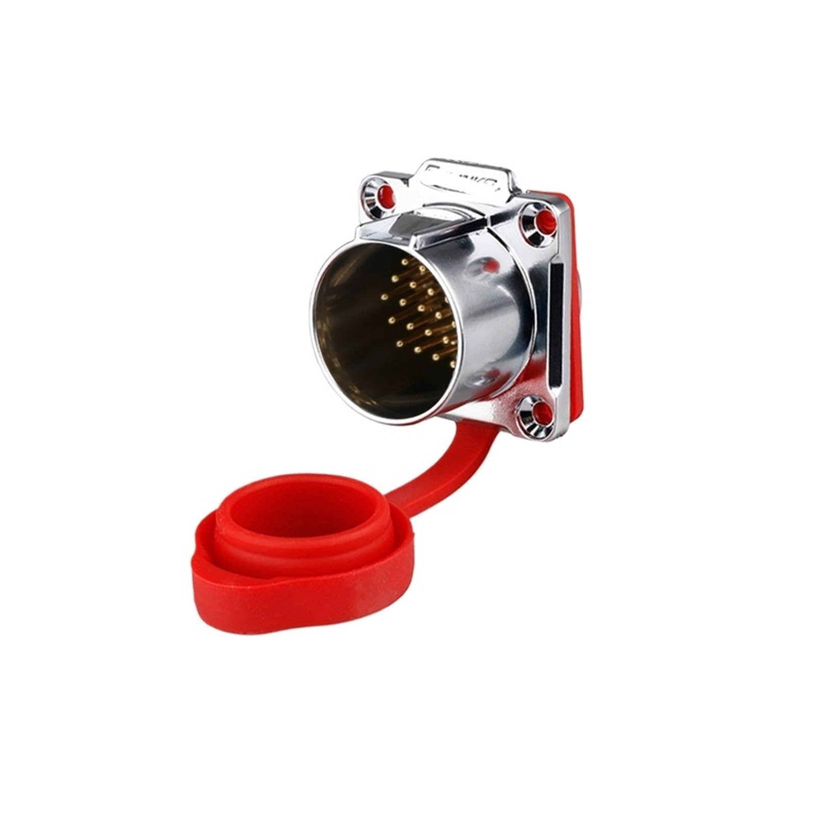 QAZXSEMUI LP-24 Signal Connector 24 core Multi-PIN Multi-core Aviation Plug Industrial Waterproof Socket(Flange public seat)