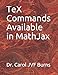 TeX Commands Available in MathJax