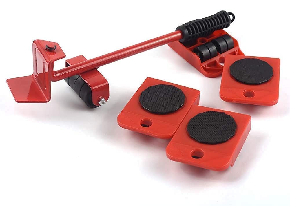 OXIOV Furniture Lifter Mover Tool Set | Heavy Duty Furniture Shifting Lifting Moving Tool with Wheel Pads for Easy and Safe Moving, Suitable for Sofas, and Refrigerators, Up to 200KG/440 lbs.