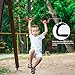 EXQ Home Kids Gymnastic Rings Pull up Rings for Chlidren Exercise,Indoor Gym Ring,Kids Gymnastics Rings with Adjustable Straps,Load Bearing 220lb,Red Hands Tape (NO Bar)