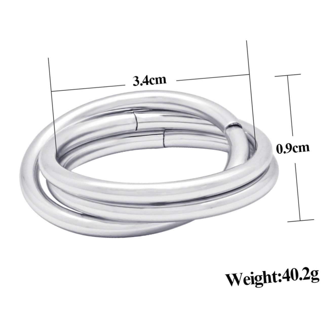 Anelli Portatovaglioli Creativi in Acciaio Inox 6 Pezzi | Argento, per Party e Ricevimenti, Decorazione Duratura, Stile Unico per Tavola e Banchetto