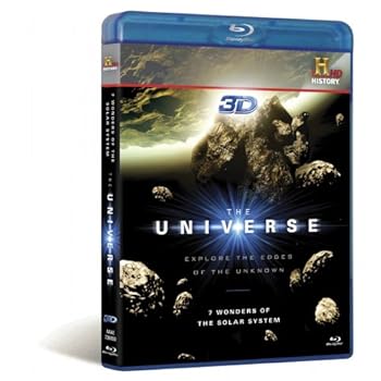 Blu-ray The Universe 7 Wonders of the Solar System 3D Blu-Ray Book