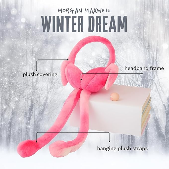Ncry Trending Kids Winter Ear Muffs/Rainbow Unicorn & Rabbit Moving Ear Bunny Warmers with Chu Chu Sound/Soft Plush Hair Cover for Girls, Boys & Adults/Cute Winter Muffler Headband 1